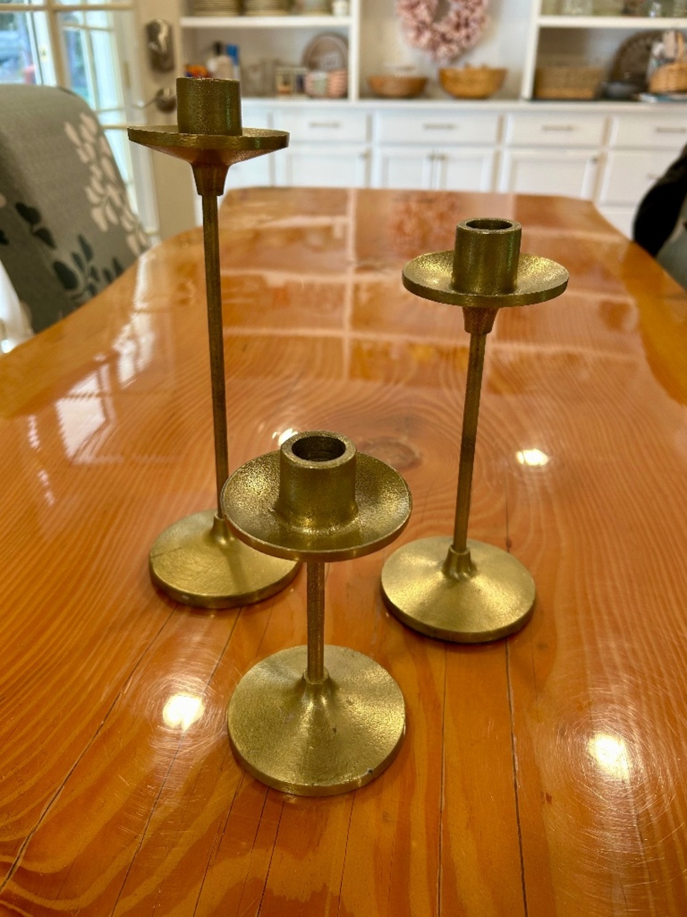 Trio of Candle stick holders